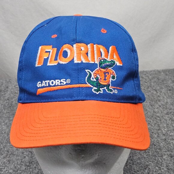 Florida‎ Gators Vintage Twins Enterprise Snapback Hat Blue Orange Mascot Cap - Picture 1 of 9